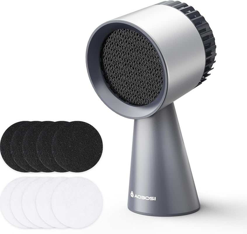 AAOBOSI Portable Range Hood: 3-Speed Fan, Low Noise, Oil Cup, Filters