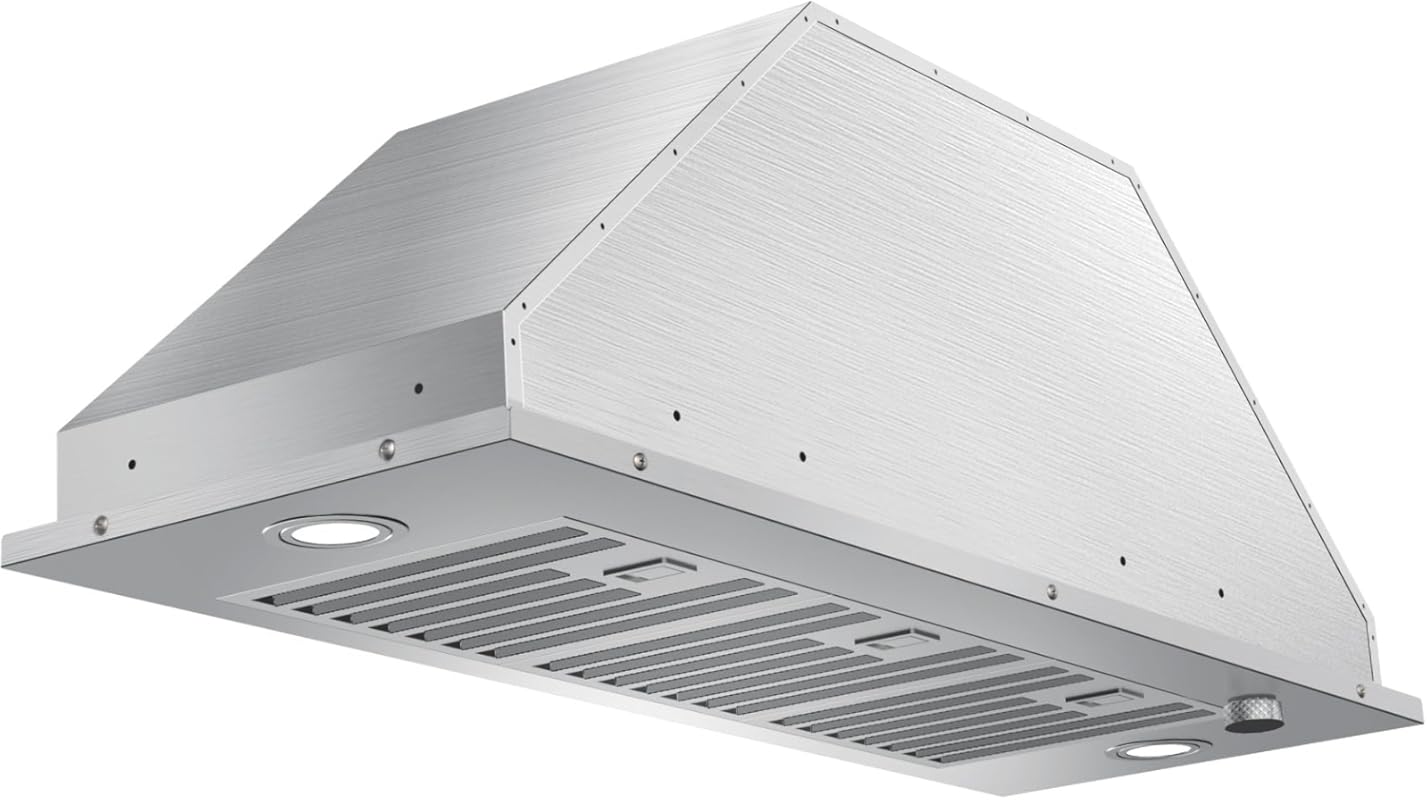 JOCO 36-inch Range Hood Insert 900 CFM, Stainless Steel, Ducted/Ductle