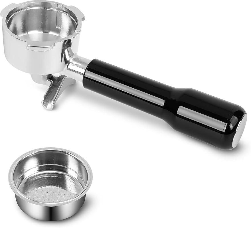 54mm Stainless Steel Double Spout Portafilter with Basket Tool for Bre