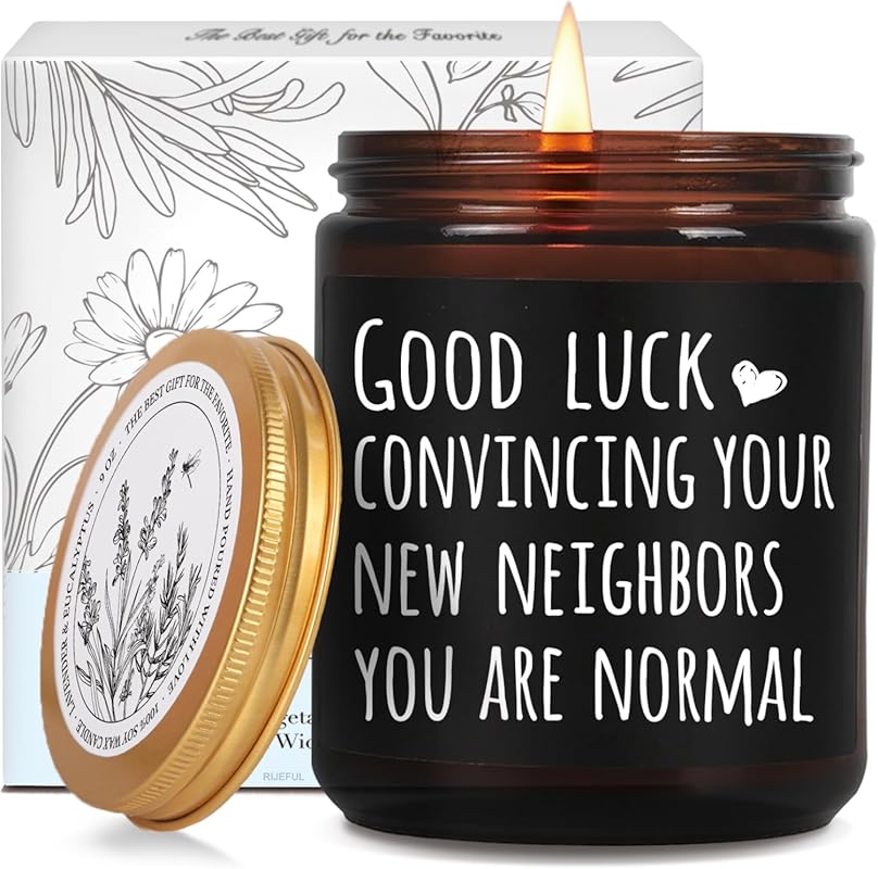 Funny Housewarming Candle Gift for New Homeowners: