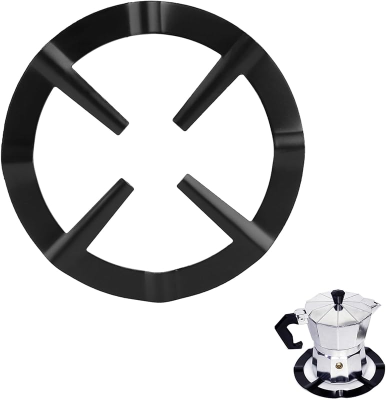 Iron Wok Ring Stand for Gas Stove, 5.24-inch Diameter, Supports Moka a