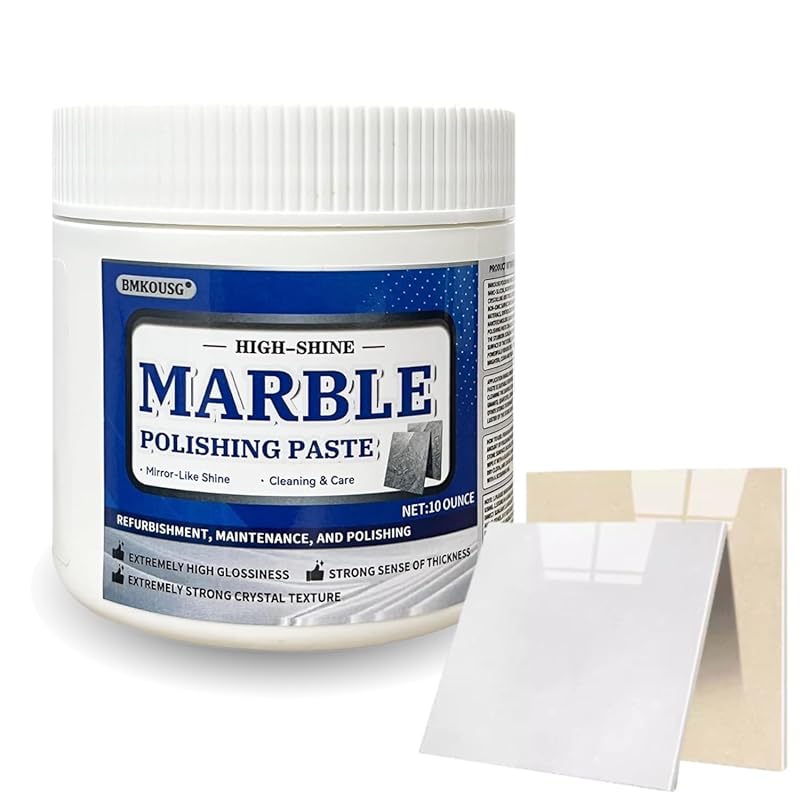 Granite Gloss Conditioner Polishing Paste & Compound Kit for Marble, Q