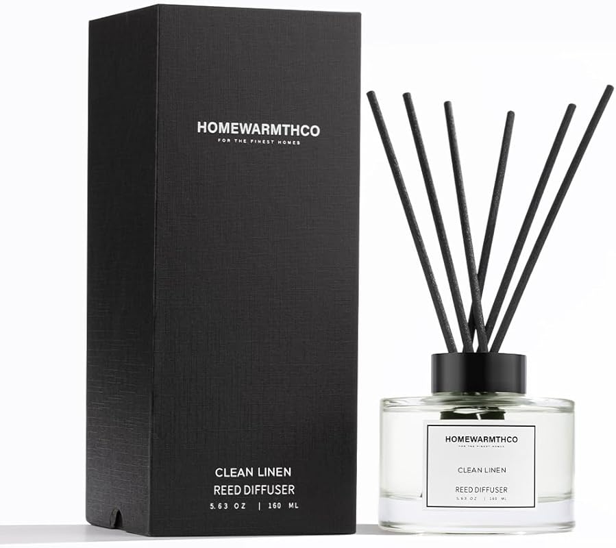Clean Linen Reed Diffuser Set 5.63 oz - Luxury, Long-Lasting Non-Toxic