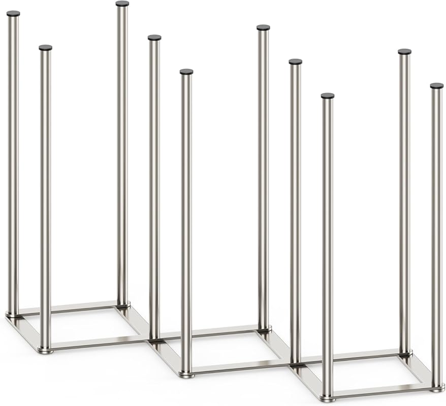 Foldable Stainless Steel Baby Bottle Drying Rack for Cups, Mugs & Bags