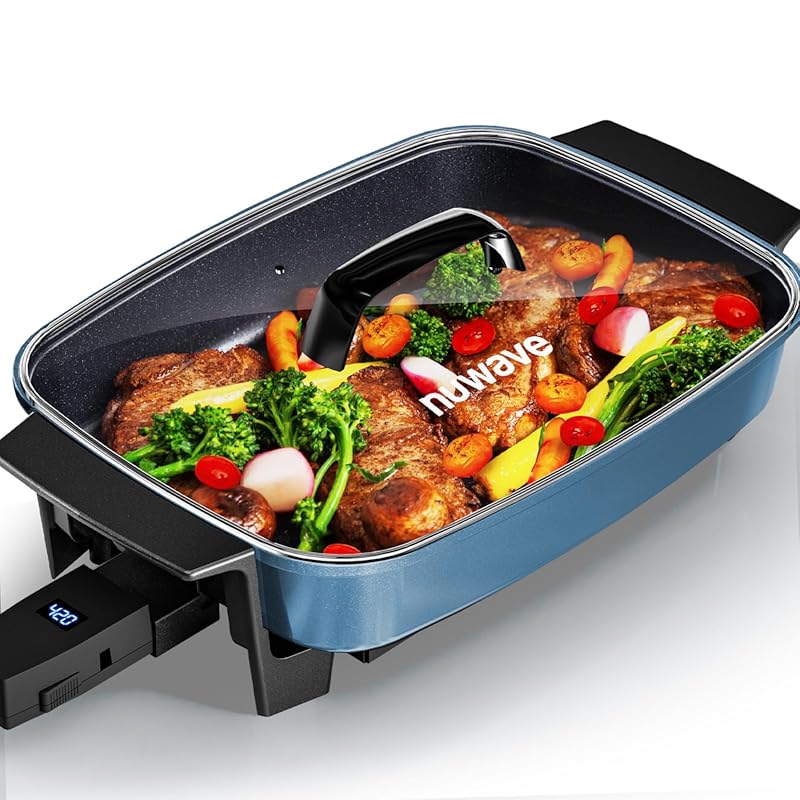 Nuwave Medley XL Digital Electric Skillet, 7Qt, PFAS-Free Ceramic Nons