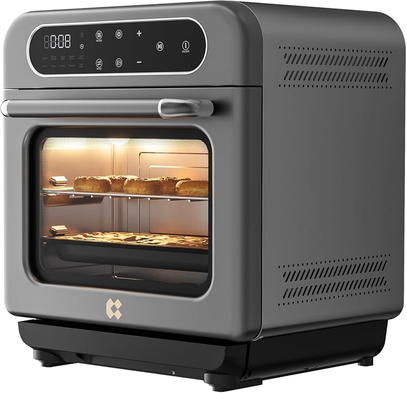 CIARRA 8-in-1 Steam Oven Countertop, 13QT Mini Air Fryer Convection To