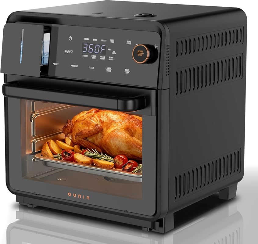OUNIN 16qt 11-in-1 Countertop Air Fryer Toaster Oven Combo, Convection