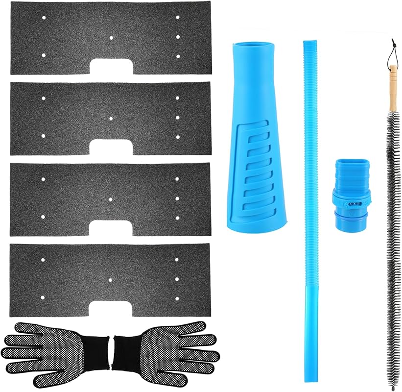 4 Pack GE Profile WH01X35719 Lint Filter with Dryer Vent Kit & Brush.