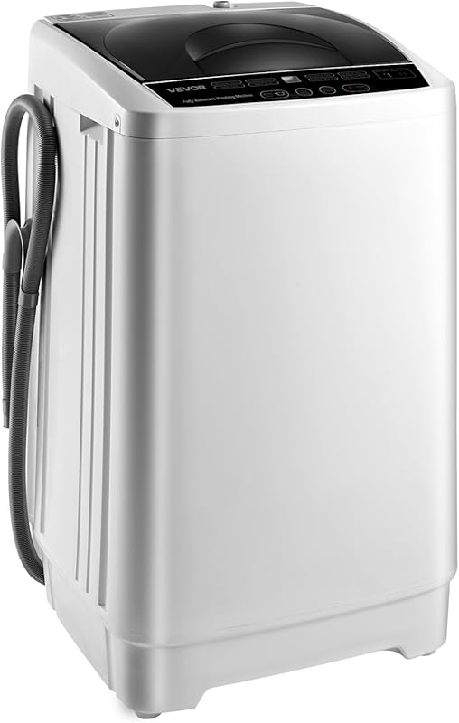 VEVOR Portable Washing Machine 1.3 cu.ft. with LED, Stainless Steel Dr