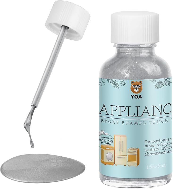 YOA Silver Multi-Purpose Stainless Steel Touch Up Paint for Appliances