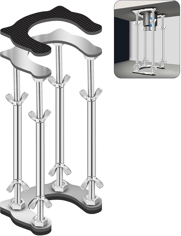 Undermount Sink Repair Kit, Adjustable Stainless Steel Bracket with No