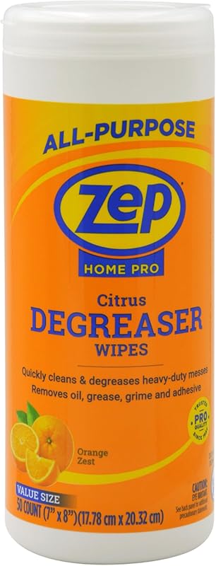Zep Home Pro R59012 Citrus Degreaser Wipes