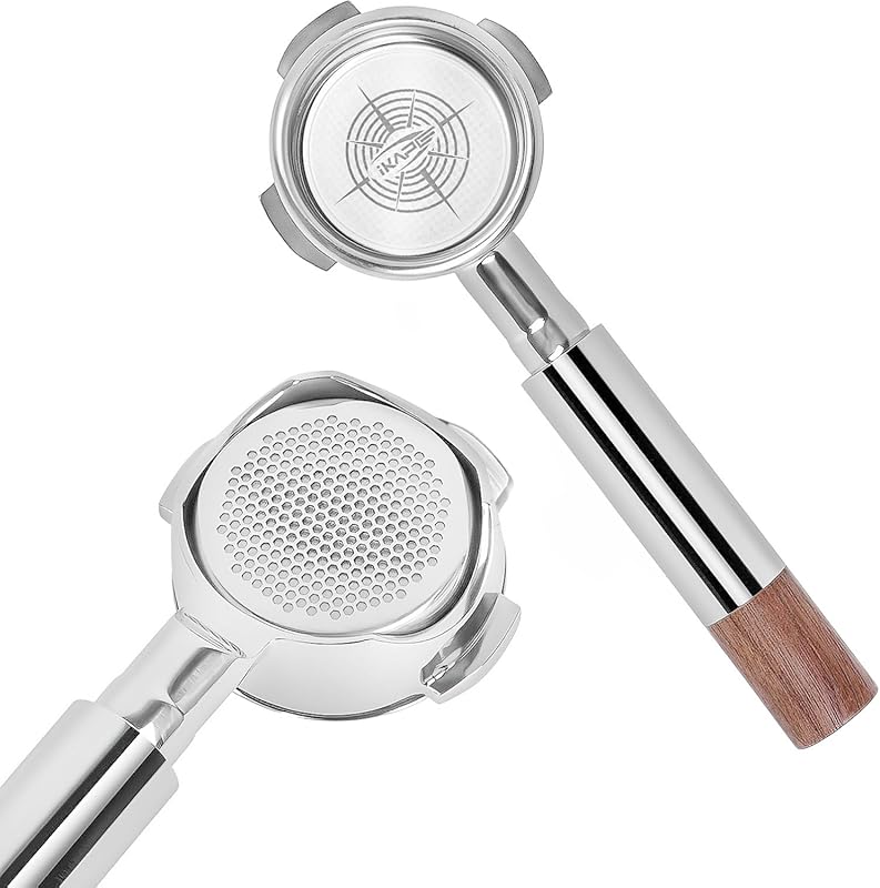 IKAPE 54mm Bottomless Naked Portafilter with 18g Basket for Breville B