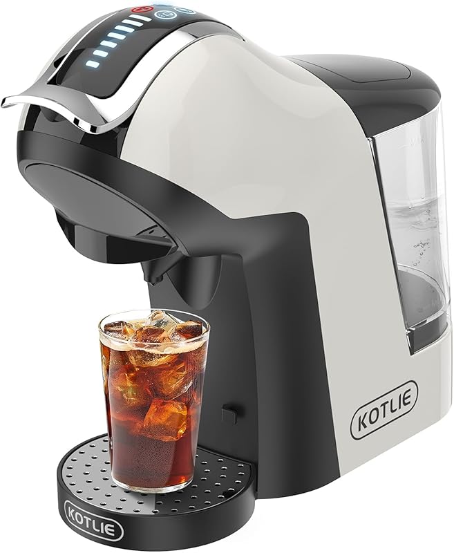 KOTLIE Multi-Capsule Single Cup Coffee Maker, 19 Bar, 4 Temp & 7 Volum
