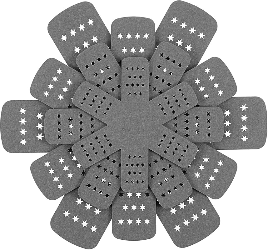 8-Piece Gray Pot and Pan Protectors for Stacking, Non-Stick Cookware S