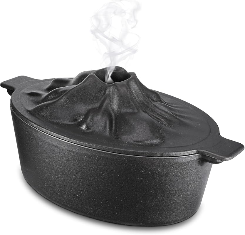Upgraded Cast Iron Wood Stove Steamer, 3 Quart Large Capacity Humidifi