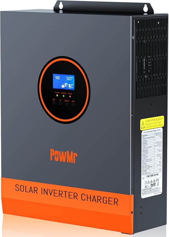 PowMr 5000W 48V Pure Sine Wave Solar Inverter with 80A MPPT Controller