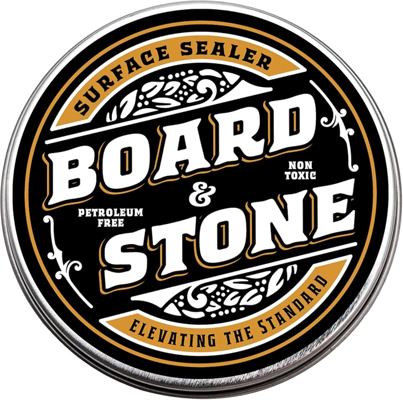Board & Stone Food Safe Surface Sealer. Natural Wax & Coconut Oil for 