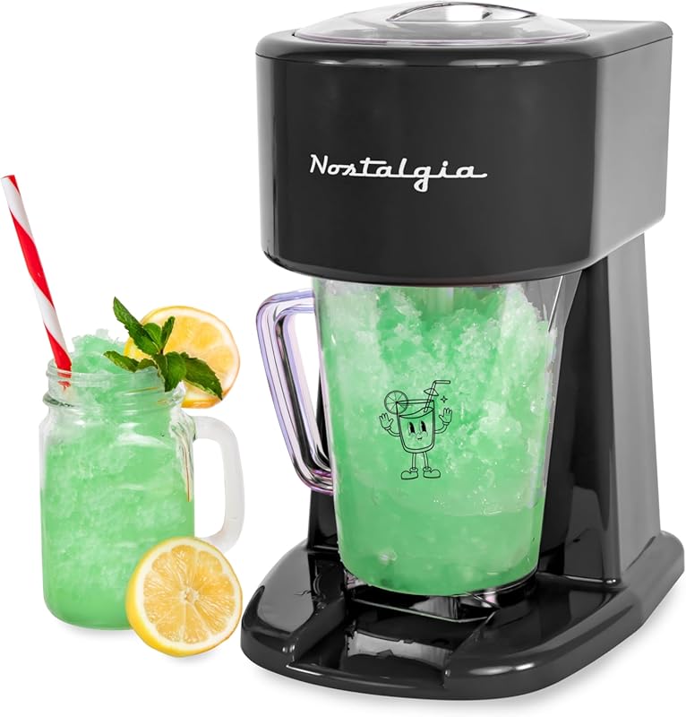 Nostalgia Retro 40-Ounce Frozen Beverage Station, Slushie Machine & Ic