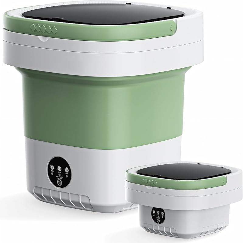 16L Foldable Lightweight Portable Washing Machine, 3 Modes, Easy Use f