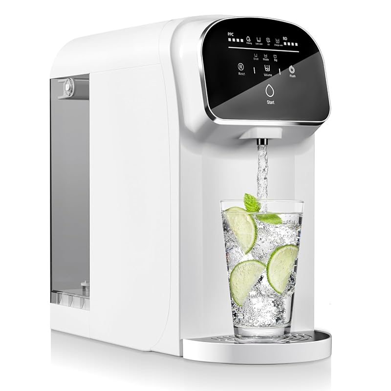 Portable Countertop 5-Stage Reverse Osmosis Water Filter with UV (No I