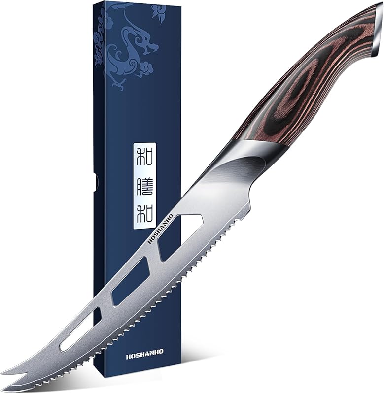 HOSHANHO 5-Inch Professional Japanese Cheese Knife, Multipurpose Kitch