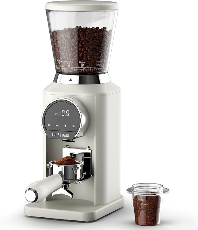 Electric Conical Burr Coffee Grinder with 40mm Stainless, 34 Grind Set