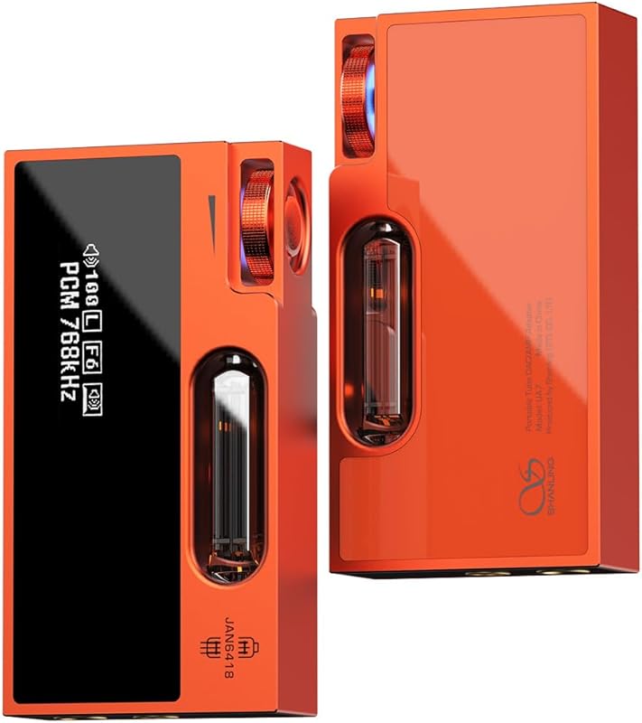 SHANLING UA7 Portable Headphone Amplifier USB DAC AMP with Dual Tubes,