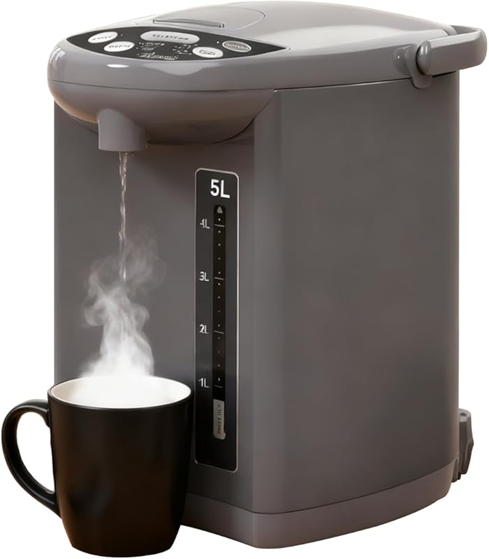Rosewill 5L Stainless Steel Electric Water Boiler and Warmer, Rotating