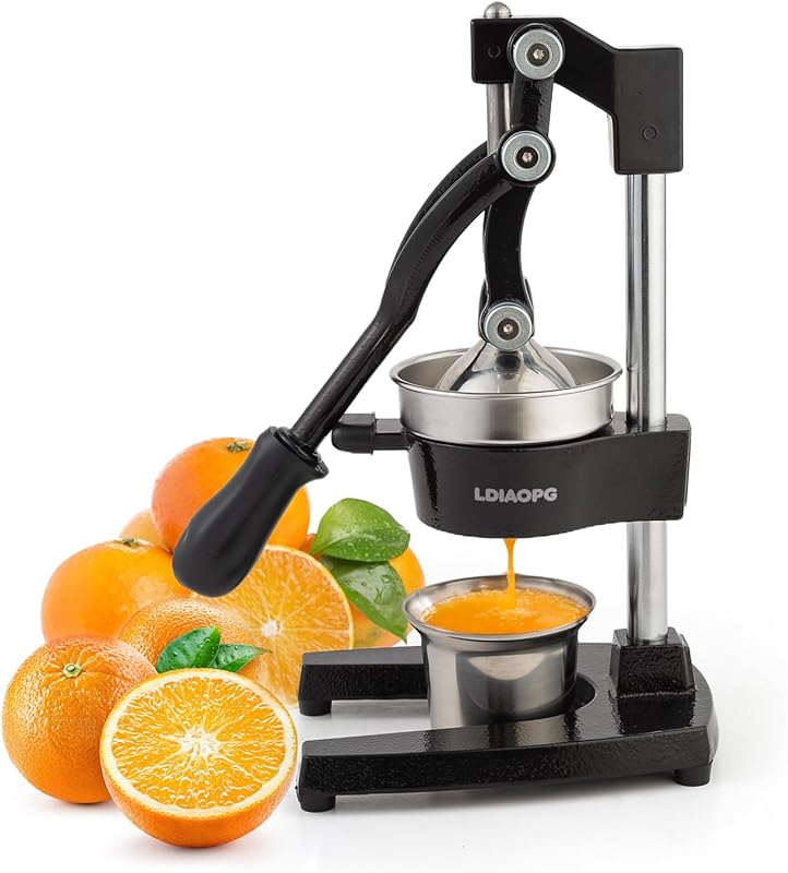 Heavy Duty Cast Iron Commercial Grade Manual Citrus Juicer Press & Squ