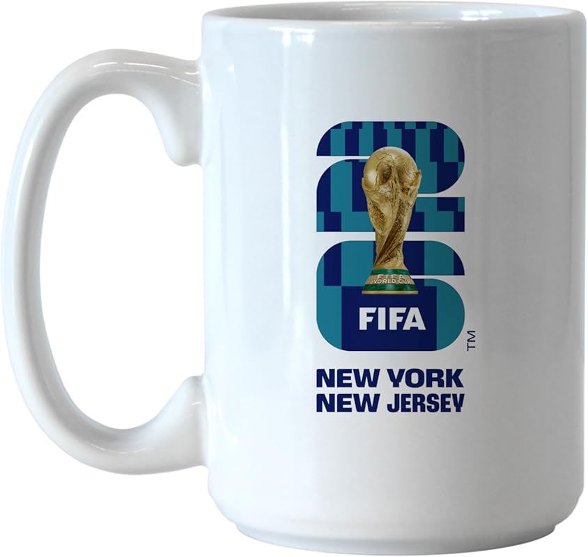 2026 FIFA World Cup 15oz Ceramic Coffee Mug, Bold Design & Ergonomic H