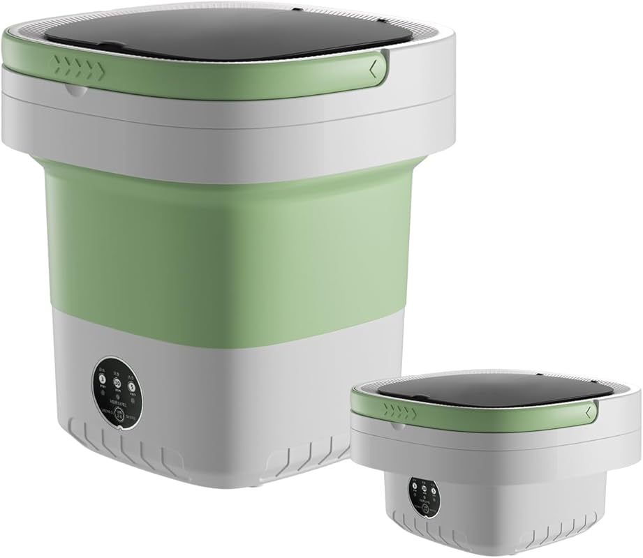 Mini Foldable Portable Washer & Dryer Combo, 16L Capacity for Delicate