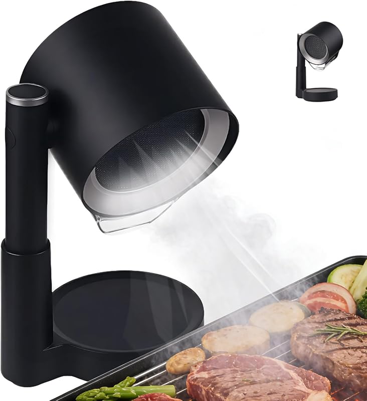 Portable Range Hood: 3-Speed, Adjustable, Low Noise, Filters/Oil Cup f