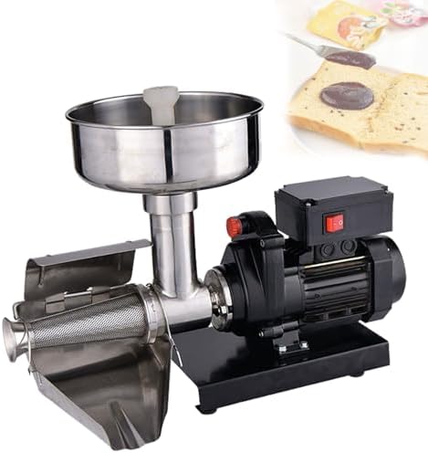 450W Electric Tomato Strainer Machine - Stainless Steel Food Mill for 