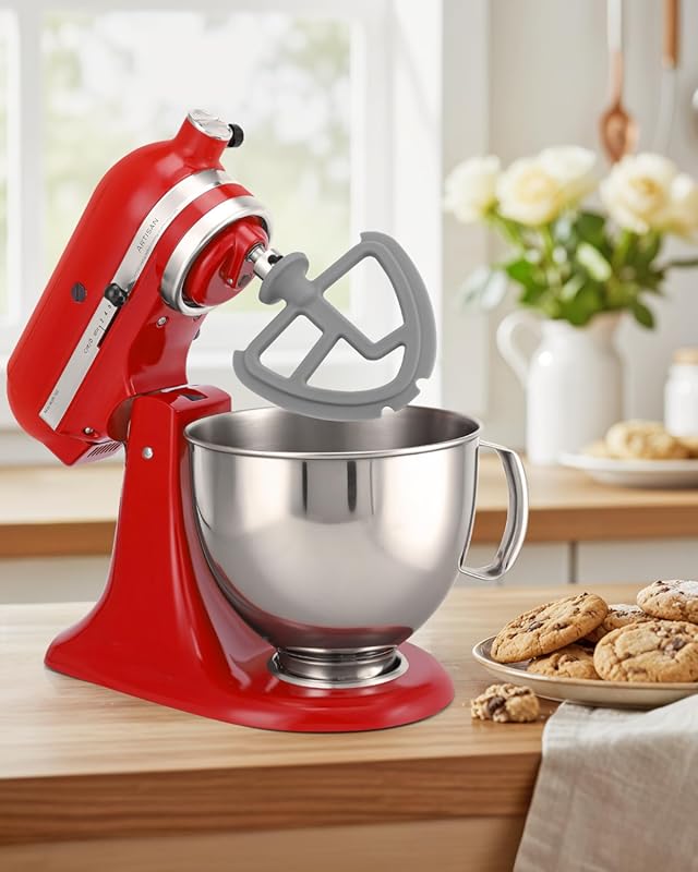 Stainless Steel Flex Edge Beater for KitchenAid 4.5-5 QT Tilt-Head Mix