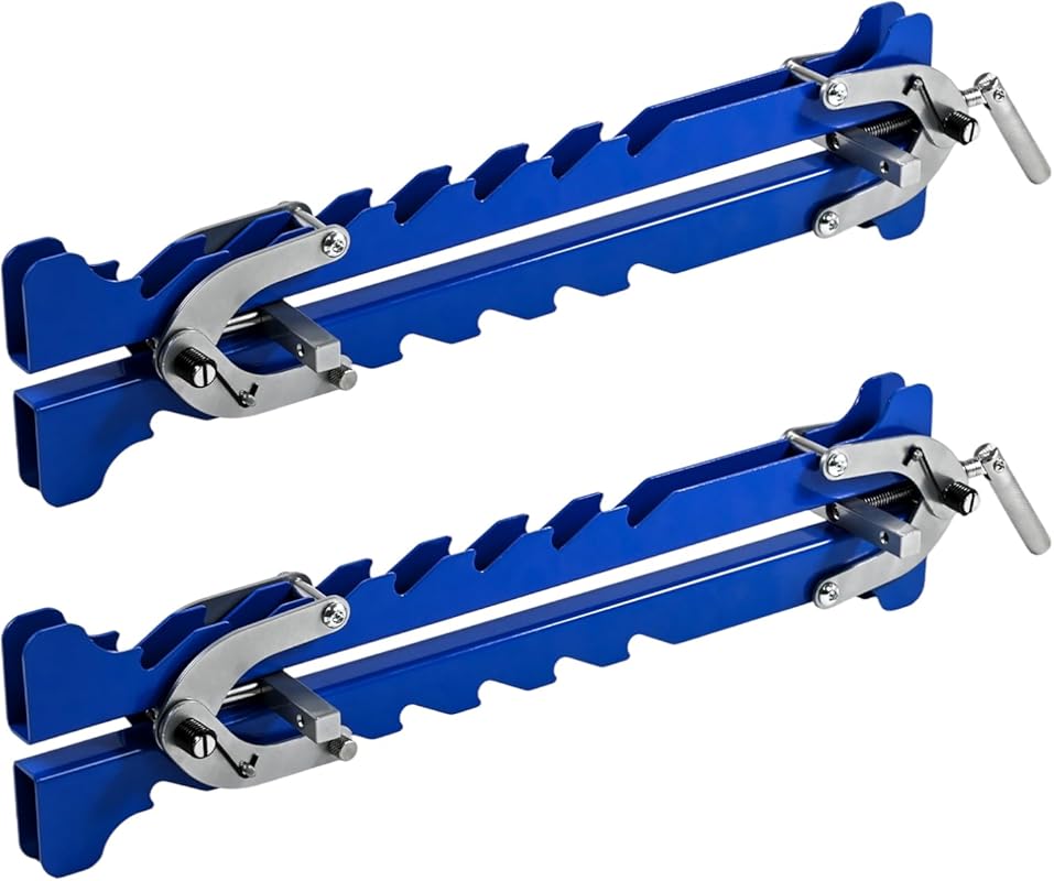 24-inch 4-Way Pressure Panel Clamps 2-Pack with Storage Rack for Woodw