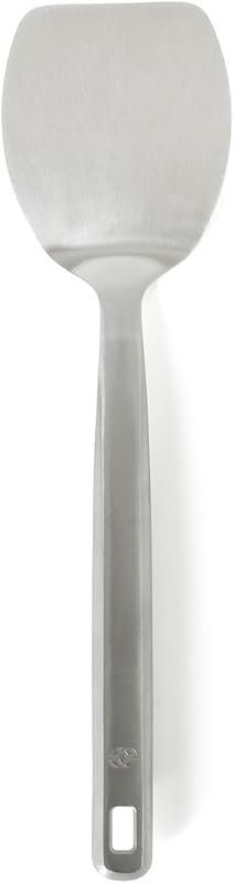Calphalon Prime Stainless Steel Turner, Durable Metal Spatula with Erg