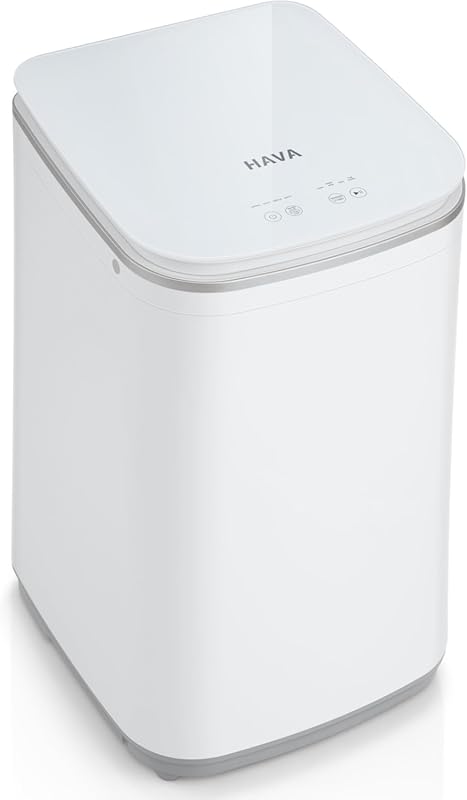 HAVA 0.8 Cu. Ft. Fully Automatic Portable Mini Washer Dryer with 8 Pro