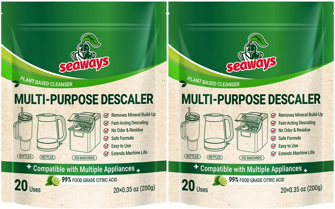 Multi-Purpose Descaler & Cleaner Powder, 40 Uses, Removes Limescale fr