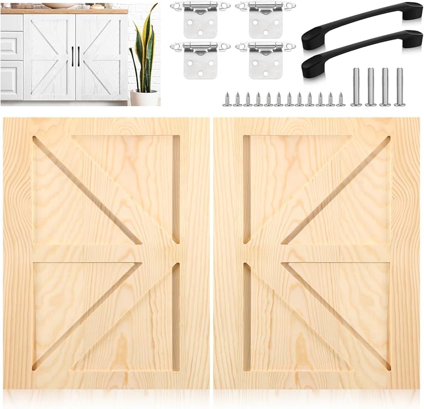 Sintuff 17"x22.5" Unfinished Shaker Kitchen Cabinet Doors Replacement