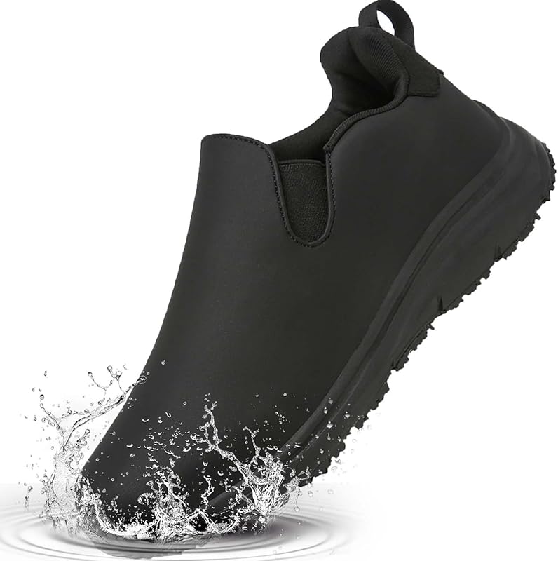 Unisex Non-Slip Work Shoes - Waterproof & Oil Resistant Chef Food Serv