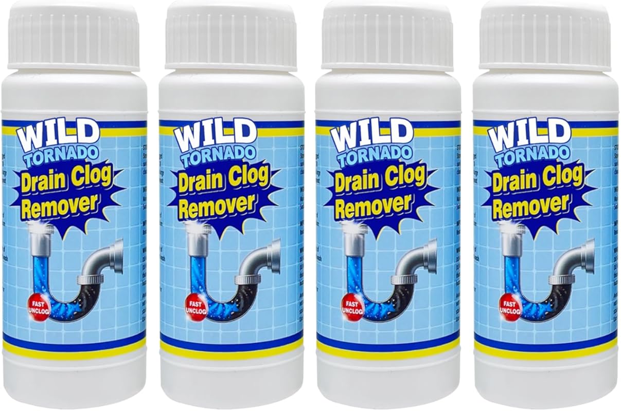 Wild Tornado Pipe Dredge Powerful Fast Foaming Sink & Drain Cleaner Po