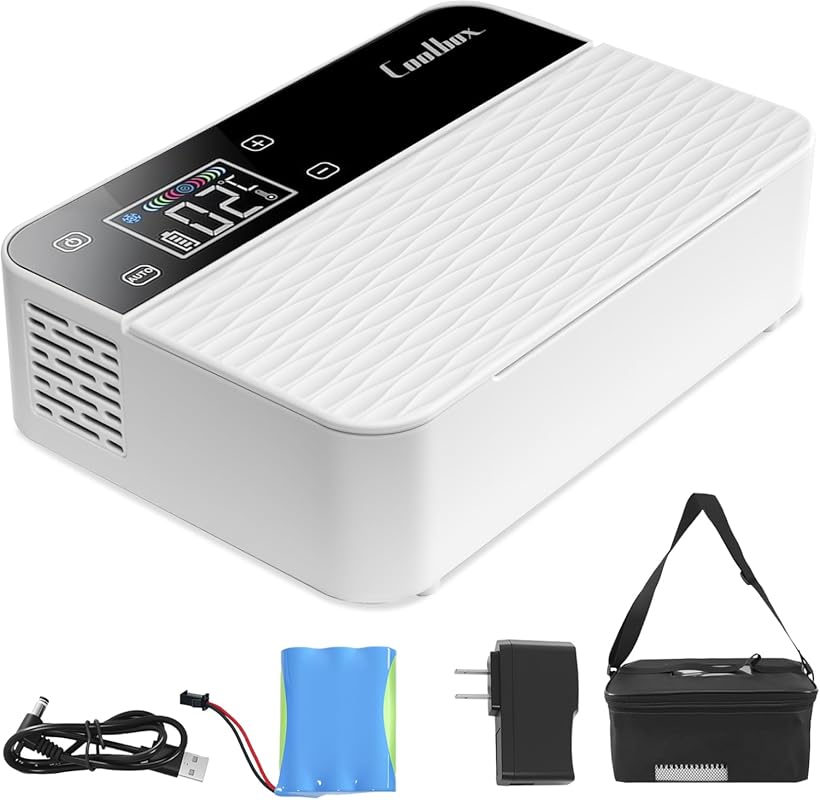 Portable Insulin Cooler Travel Case TSA Approved with LED Display & Re