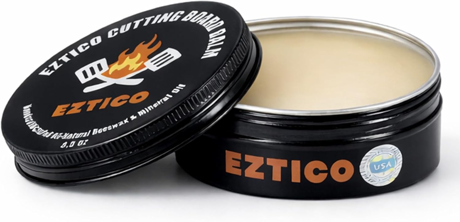 USA Made Cutting Board Wax: Food Safe Beeswax & Mineral Oil Board Butt