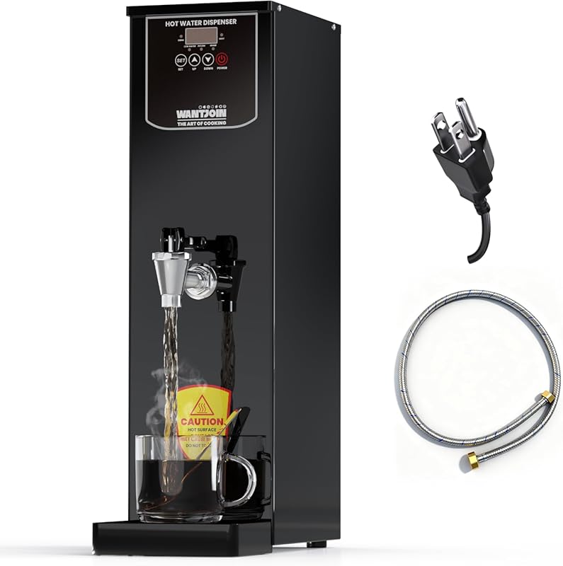 WantJoin Commercial Hot Water Dispenser, 35L/Hr Boiler with Step-Heati