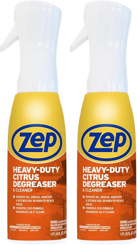 Zep Heavy Duty Citrus Degreaser Cleaner Mist ZUCIT20 - 16 fl oz (Pack 