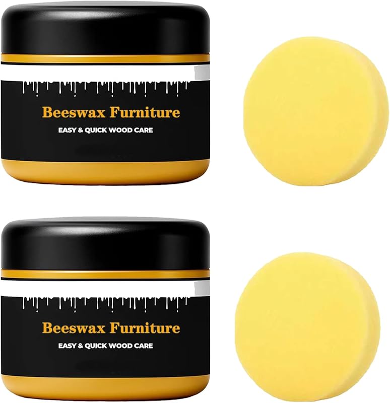 All-Natural Beeswax Furniture Polish & Wood Conditioner for Tables, Ca