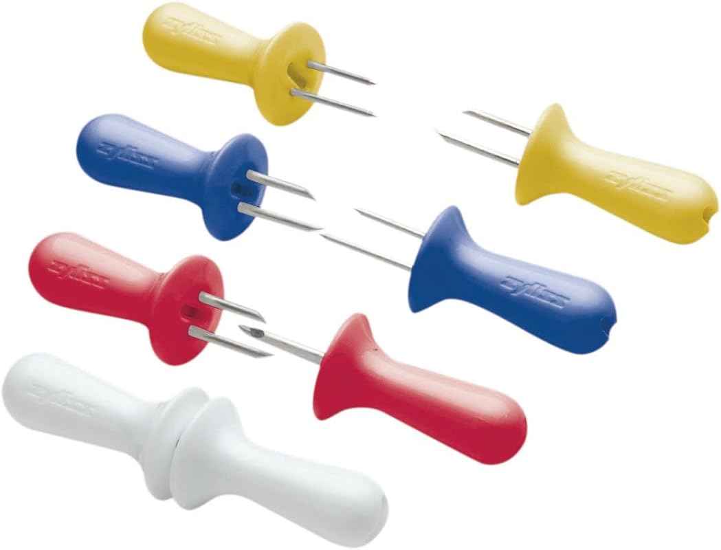 ZYLISS Corn Holders: Durable Stainless Steel Skewers for Mess-Free Cor