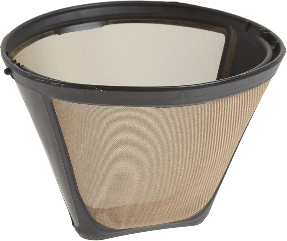 Cuisinart GTF Gold Tone Reusable Coffee Filter, Permanent 10-12 Cup Ba