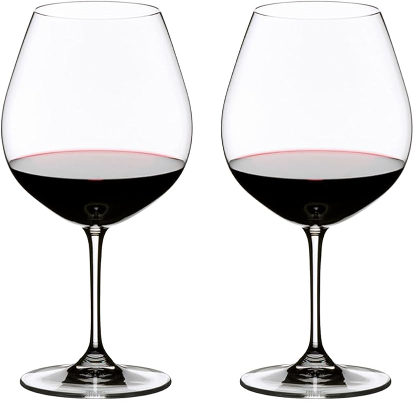 Riedel Vinum Crystal Pinot Noir Wine Glasses, Set of 2, Dishwasher Saf